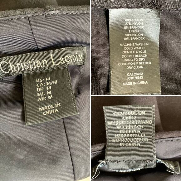 Christian Lacroix Sleeveless Tank‎ Peek-A-Boo Midi Dress Black Size M - Picture 11 of 12